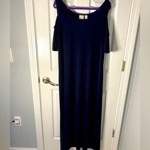 🩷🩷🩷 Chico’s Maxi Cold Shoulder Dress
